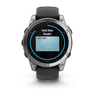 9. Garmin Fenix E stainless steel watch 010-03025-00