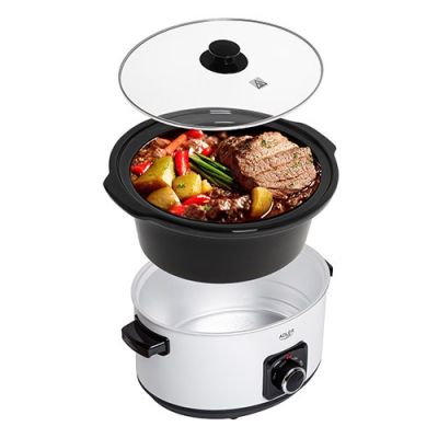 18. Slow cooker ADLER AD 6413w white