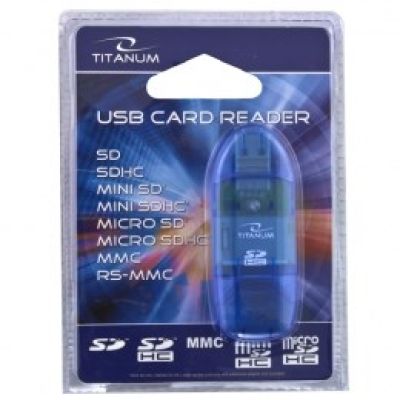 2. TITANUM TA101B Card Reader (External; MicroSDHC, miniSD, MMC, SD, SDHC)