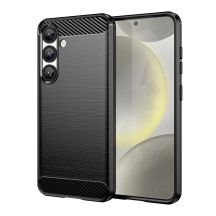 Carbon Case Flexible Silicone for Xiaomi Redmi Note 14 Pro 4G - Black