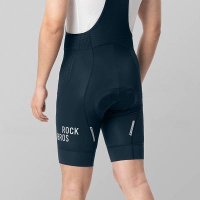 5. Rockbros YDDK009 Men's Cycling Bib Shorts with Pad Size M - Dark Blue