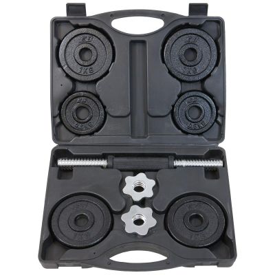 22. CAST IRON DUMBBELL 7 KG SUITCASE EB FIT