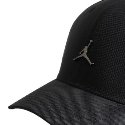 6. Air Jordan Rise Structured Metal Jumpman Black Cap - HM5750-010
