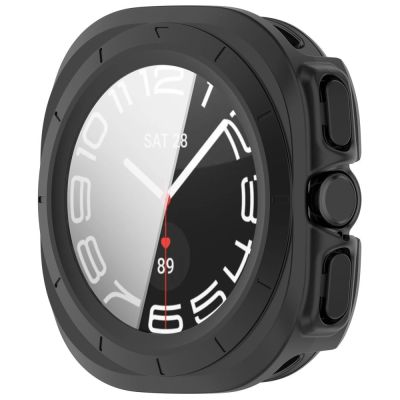 4. Tech-Protect Defense 2-Pack Case for Samsung Galaxy Watch Ultra 47mm - Clear Matte Black