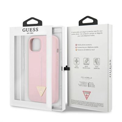 8. Guess GUHCP13SSLTGU iPhone 13 mini 5.4" purple/purple hardcase Silicone Triangle