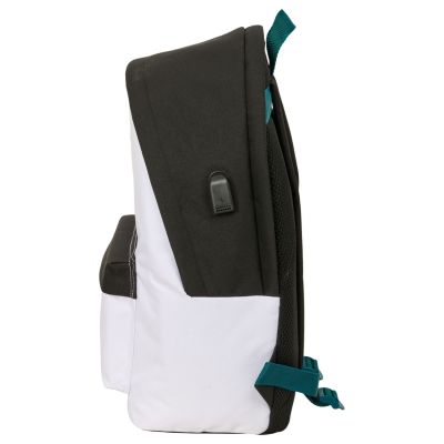9. Real Madrid sports backpack with USB and laptop compartment double backpack 612554820