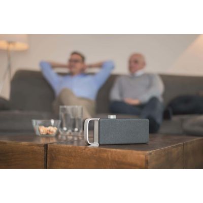 6. FALLER OSKAR Portable Mono Speaker Black, Silver 4 W