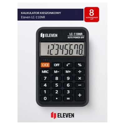 2. Eleven LC-110NR pocket calculator replaces Citizen