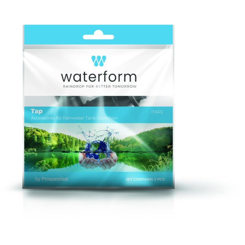 8. TAP FOR RAINWATER TANK CANTAP 3/4 BLACK