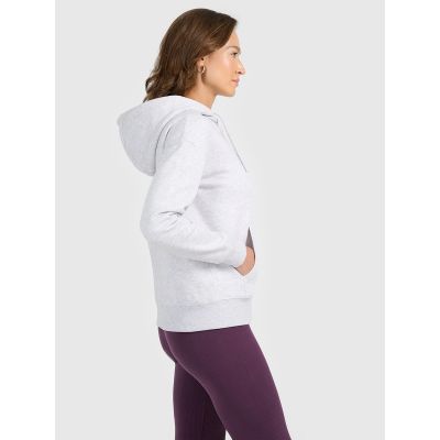 3. Women's zip-up hooded sweatshirt 4F 4FRMM00TSWSF2772-27M