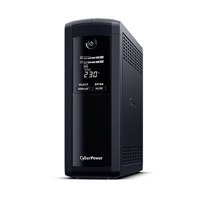 CyberPower VP1200ELCD UPS line-interactive technology 1.2 kVA 720 W 5 x AC outlets