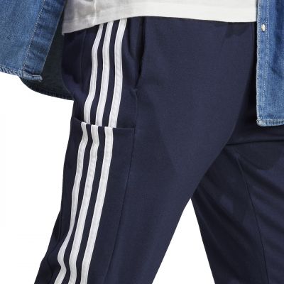 5. adidas Essentials Single Jersey Tapered Open Hem 3-Stripes M IC0045