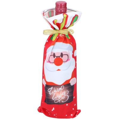 5. Santa Claus Christmas Bottle Bag