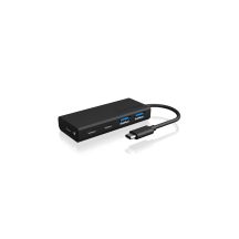 ICY BOX IB-HUB1426-CPD USB 3.2 Gen 1 (3.1 Gen 1) Type-C 5000 Mbit/s Black