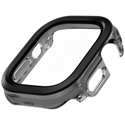 3. Uniq Voute Tempered Glass Case for Apple Watch Ultra 49mm - Black