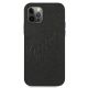 3. Guess Saffiano Vintage Script Case for iPhone 12 Pro Max 6.7" - Black