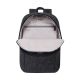 22. RIVACASE Anvik 15.6" laptop backpack, 15L, black, made of waterproof material, pockets for a 10.5" tablet, smartphone, documents, accessories, bottle