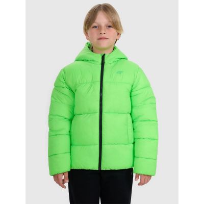 Boy's down jacket with synthetic filling 4F 4FJRAW25TDJAM0809-45N