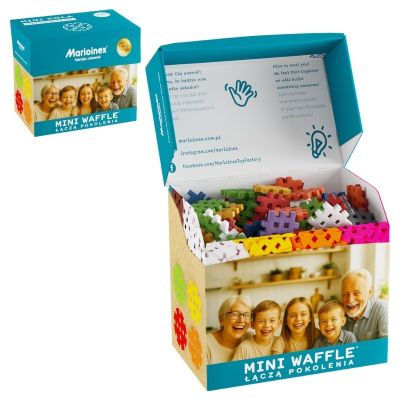3. MARIOINEX Mini Waffle Blocks Set of 200 pieces