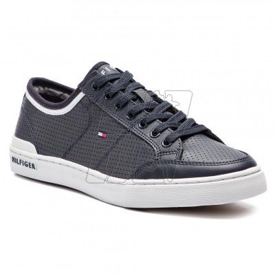 2. Tommy Hilfiger Core Corporate Leather Sneaker M shoes FM0FM00552-403