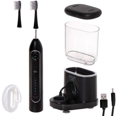 4. Adler AD 2180B Electric Toothbrush Sonic Toothbrush Black
