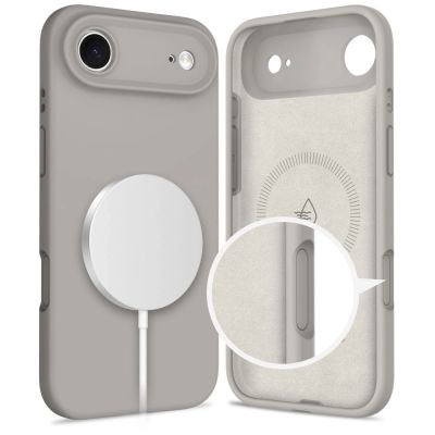 2. Tech-Protect Silicone MagSafe Case for iPhone 17 Air - Gray