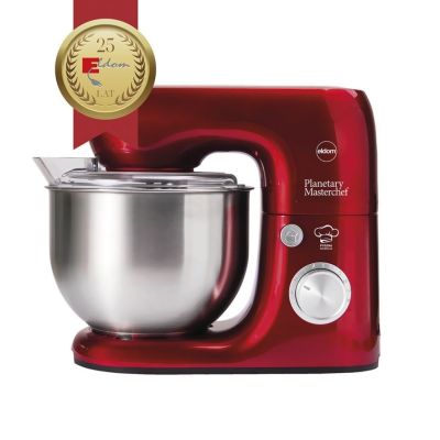 32. ELDOM WRK1250 SHEF PLANETARY ROBOT, 800W, TRY ATTACHMENTS FOR WHIPPING, MIXING, KNEADING, METAL BOWL 5 L 8 SPEEDS + PULSE