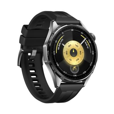 3. Huawei WATCH GT 6 46mm Smart Watch with GPS and AMOLED, Waterproof, Black