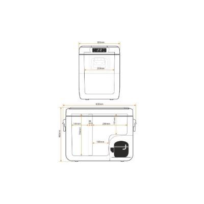 5. Yolco KX40 Green Portable Compressor Refrigerator