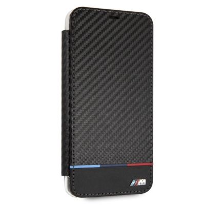 4. BMW Carbon Tricolor Stripe iPhone XS Max Case - Black