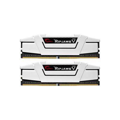 G.SKILL RIPJAWSV DDR4 2X8GB 3200MHZ CL16 REV2 WHITE F4-3200C16D-16GVWB