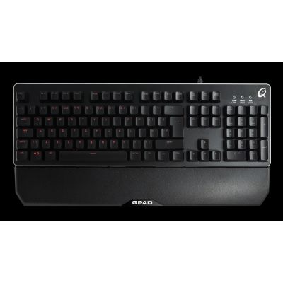 4. QPAD MK-40 Gaming Keyboard USB QWERTZ German Black