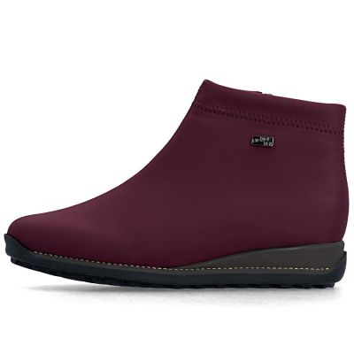 3. Rieker TEX 98251-35 waterproof insulated burgundy women's ankle boots