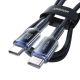 5. Joyroom S-A42 Crystal-Clear Series 60W USB-C - USB-C cable 1.2m - black