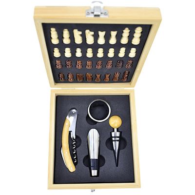 4. STAMINA CHESS AND WINE ACCESSORIES SET
