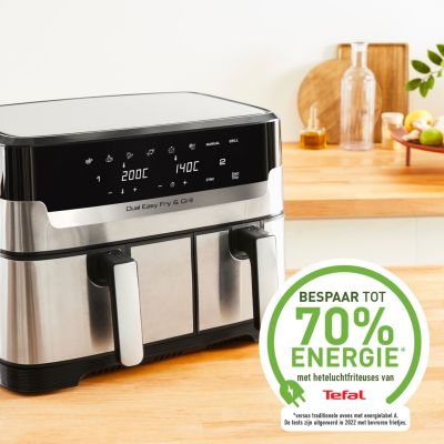 26. TEFAL DualEasy EY905D10 air fryer