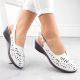 2. Comfortable women's leather sandals with openwork white T.Sokolski L26-27