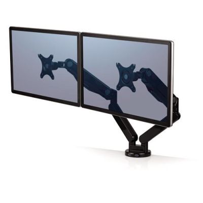 2. FELLOWES 8042501 desk mount for 2 monitors up to 32" Platinum