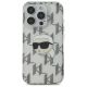 3. Karl Lagerfeld IML Karl Head Electroplated iPhone 16 Pro Case - Clear