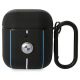 BMW Leather Color Lines Case for AirPods 1 / 2 - Black
