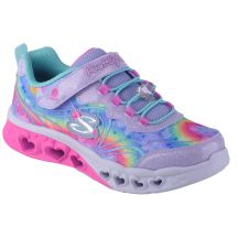 Skechers Flutter Heart Lights - Groovy Swirl 303253L-LVAQ Pink 30