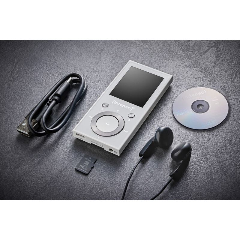 9. Intenso MP3 Videoplayer 1.8" Video Scooter BT 64GB White
