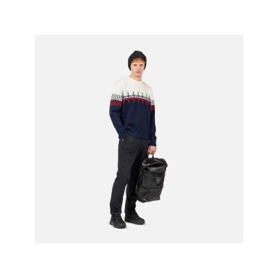 2. ROSSIGNOL PATTERNED CN SWEATER navy blue