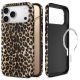 Tech-Protect Lamano MagSafe case for iPhone 18 Pro / 17 Pro - black and brown
