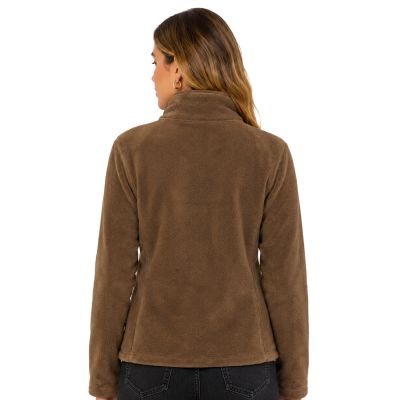 6. Women’s Fleece Jacket Geographical Norway TICARINA TAUPE DB LADY 0124 (WZ8082F/GN-TAUPE)