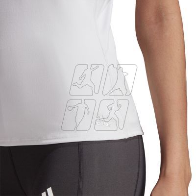 6. Adidas Studio Slim Strappy Back Tank Top W HE3141