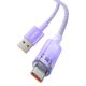 6. Baseus Explorer 100W USB-A - USB-C Cable with Intelligent Temperature Sensor 1m - Purple