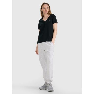 3. Women's oversize plain T-shirt 4F 4FRSS25TTSHF2778-20S