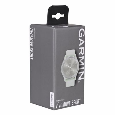 17. Garmin Vivomove Sport 40mm Agave Mint Silicone watch