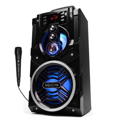 7. SQUEAK BEATBOXER BLUETOOTH 5.1 SPEAKER - BLUETOOTH SPEAKER WITH KARAOKE, FM RADIO, MICROSD, AUX AND USB SQ1000